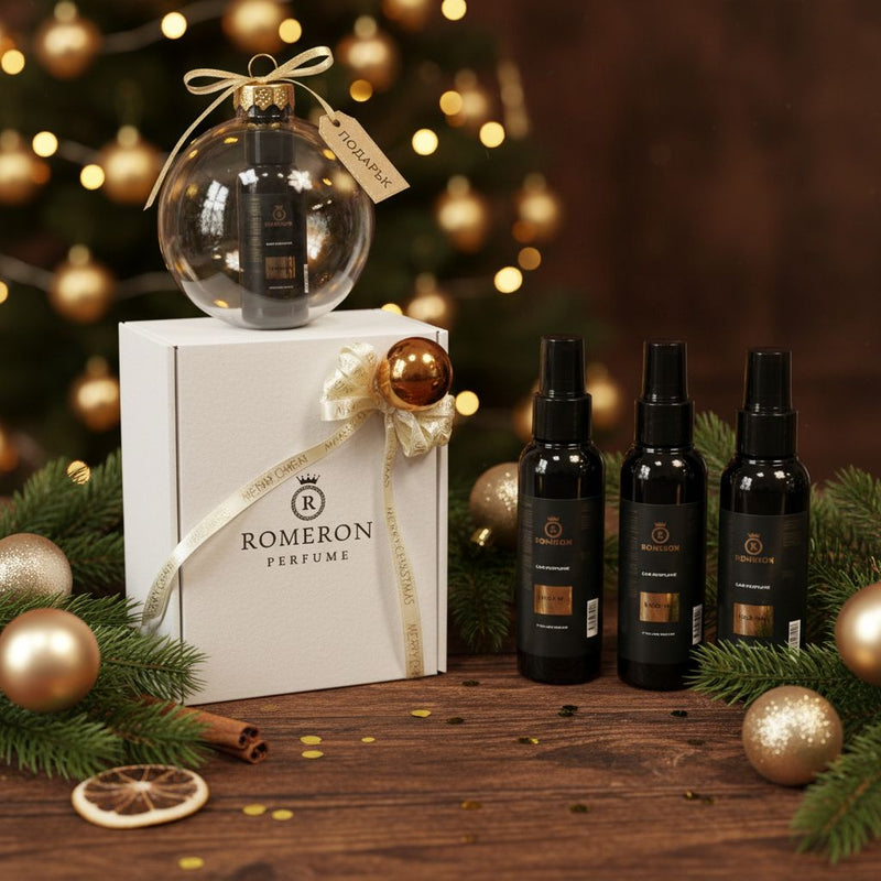 🎁 Празнична кутия 3+1 спрей за кола