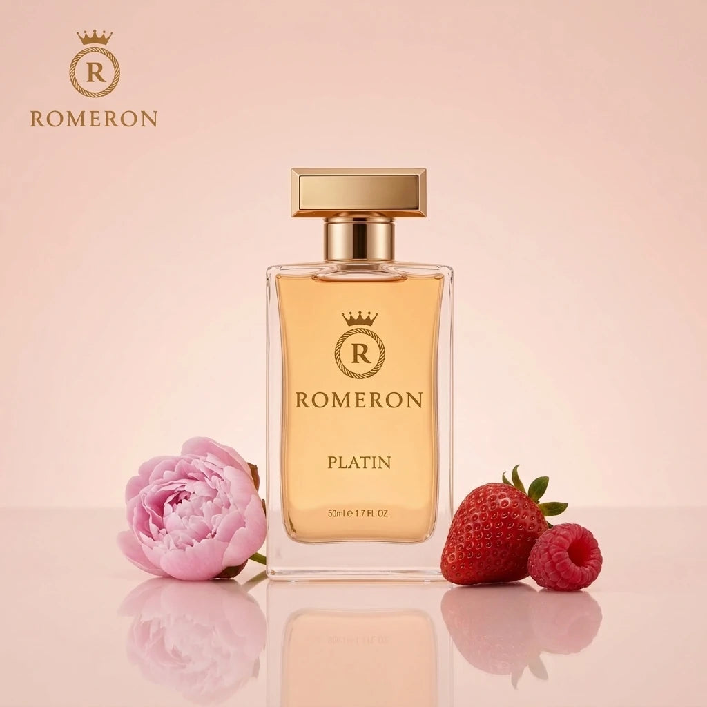 Дамски парфюм Romeron PLATIN 276, 50 мл, с нотки на божур, ягода и малина